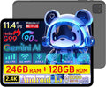 【G99 タブレット Android15】Rebecco M50 タブレット simフリー Helio G99 Tablet 11.4インチ android tablet 2.4K IPS 90Hz RAM24GB+ROM128GB トリプルカメラ 顔認証 GPS搭載 4G通話/BT5.2/OTG/無線投影/GMS/Widevine L1対応 8000mAh 515g軽量