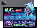 【G99 タブレット 10インチ】Rebecco M30 Pro タブレット simフリー Helio G99 Tablet 10.4インチ android15 tablet 2K 解像度 RAM20GB+ROM128GB 顔認証 GPS搭載 4G通話/BT5.2/OTG/無線投影/FMラジオ/GMS/Widevine L1対応 7000mAh 440g